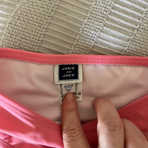 Janie and Jack toddler swimsuit 12-18 months - Picture 2 of 4